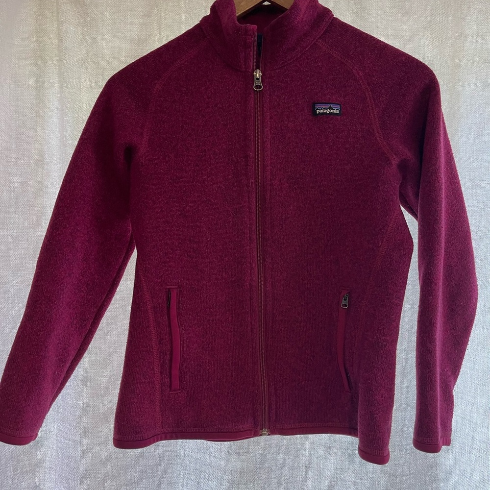 Patagonia Kids Fleece Jacket - Burgundy